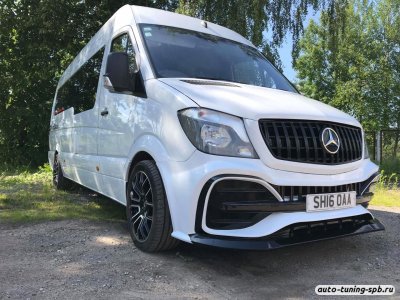 Бампер передний Mercedes-Benz Sprinter (Br.906) рест 