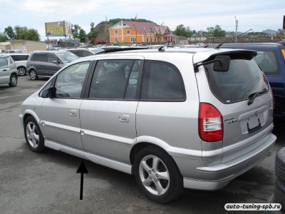 Пороги Opel Zafira A 