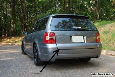 Накладка на заднюю дверь Volkswagen Passat B5 