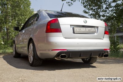 Диффузор заднего бампера Škoda Octavia (A5) 