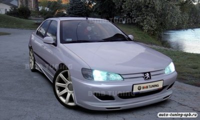 Бампер передний Peugeot 406 