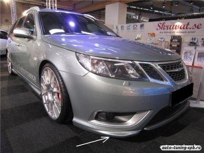 Накладки на передний бампер SAAB 9-3 (II) 