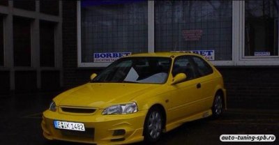 Бампер передний Honda Civic VI 