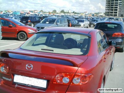 Козырёк на заднее стекло Mazda 6 (I) 