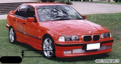 Юбка передняя BMW (3-ая серия) E36 