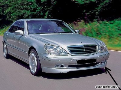 Юбка передняя Mercedes-Benz W220 