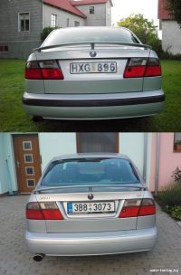 Накладка под номер SAAB 9-5 (I) 