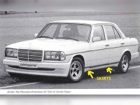 Пороги Mercedes-Benz W123 